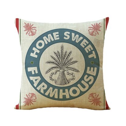 American Farm Style Car Sofa Linen Pillow    Home Decor Supply | Online Retail | ShoreShopper.com