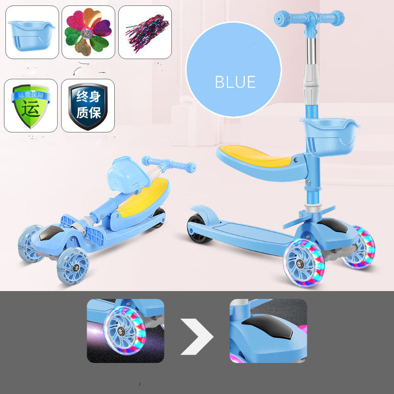 Children'S Scooter Mi Gao Three-In-One Kids Skateboard Scooter Scooter    Home Decor Supply | Online Retail | ShoreShopper.com