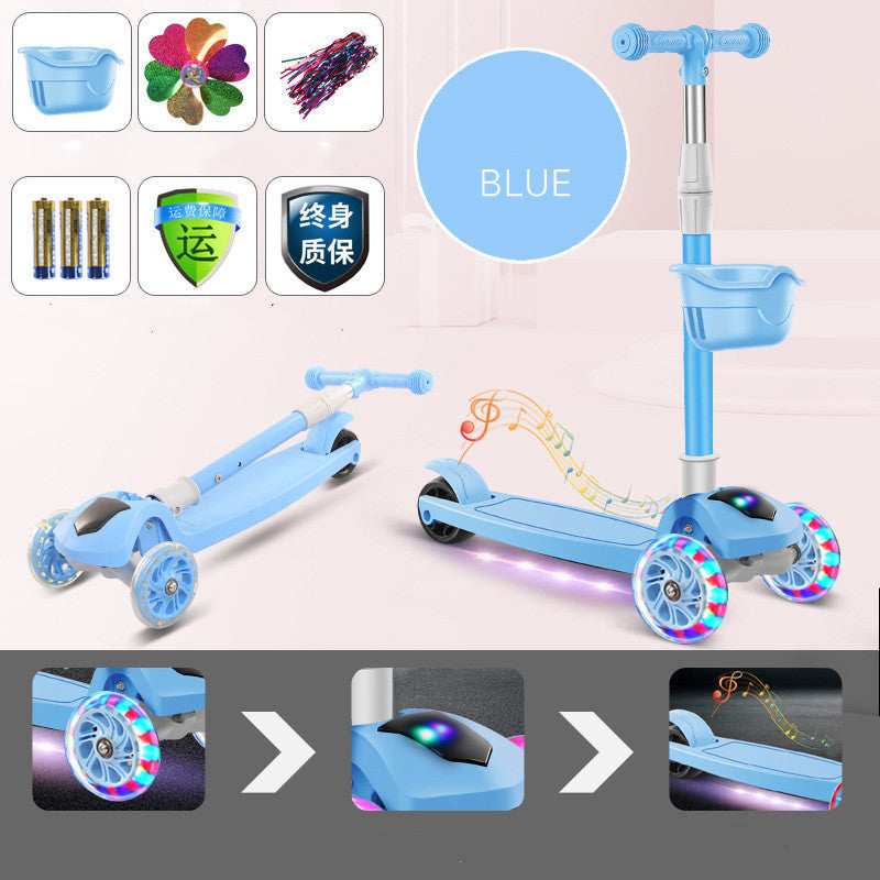 Children'S Scooter Mi Gao Three-In-One Kids Skateboard Scooter Scooter    Home Decor Supply | Online Retail | ShoreShopper.com