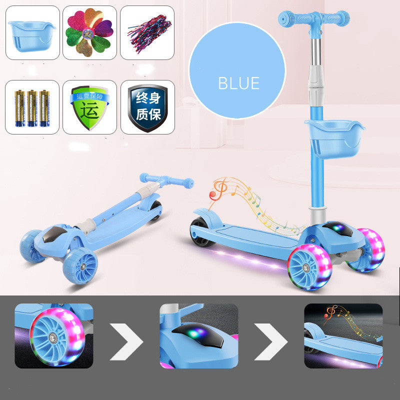Children'S Scooter Mi Gao Three-In-One Kids Skateboard Scooter Scooter    Home Decor Supply | Online Retail | ShoreShopper.com