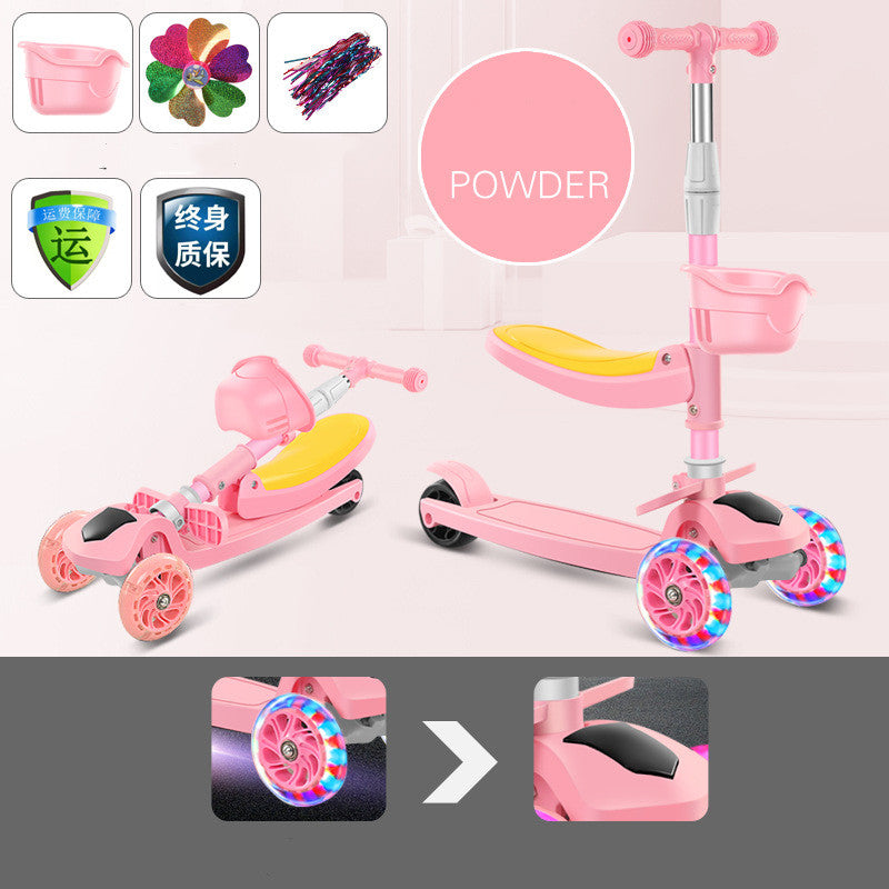 Children'S Scooter Mi Gao Three-In-One Kids Skateboard Scooter Scooter    Home Decor Supply | Online Retail | ShoreShopper.com