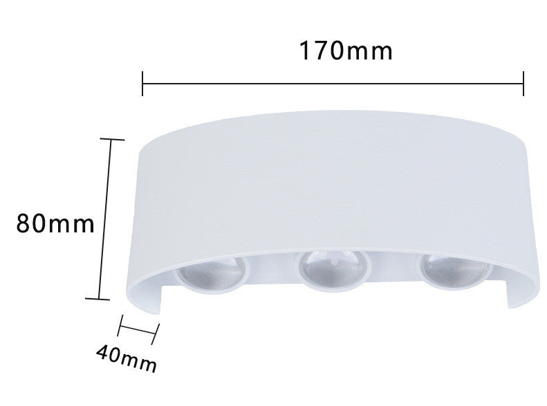 Outdoor Rainproof Led Wall Lamp Outdoor Spotlight Courtyard Bedside Living Room Wall Lamp    Home Decor Supply | Online Retail | ShoreShopper.com