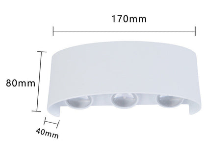 Outdoor Rainproof Led Wall Lamp Outdoor Spotlight Courtyard Bedside Living Room Wall Lamp    Home Decor Supply | Online Retail | ShoreShopper.com