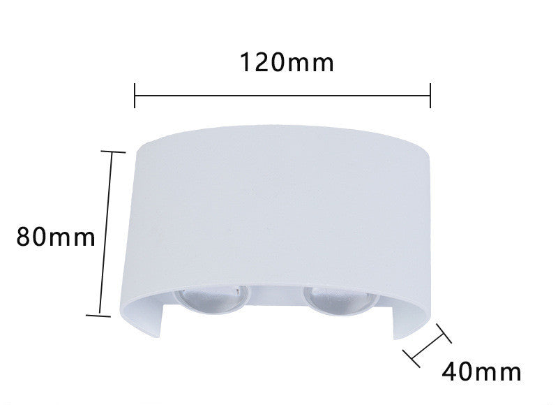 Outdoor Rainproof Led Wall Lamp Outdoor Spotlight Courtyard Bedside Living Room Wall Lamp    Home Decor Supply | Online Retail | ShoreShopper.com