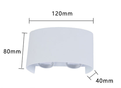 Outdoor Rainproof Led Wall Lamp Outdoor Spotlight Courtyard Bedside Living Room Wall Lamp    Home Decor Supply | Online Retail | ShoreShopper.com