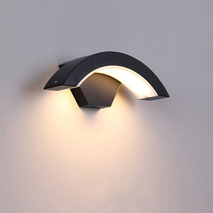 Led Wall Light Curved Moon Induction Wall Light    Home Decor Supply | Online Retail | ShoreShopper.com