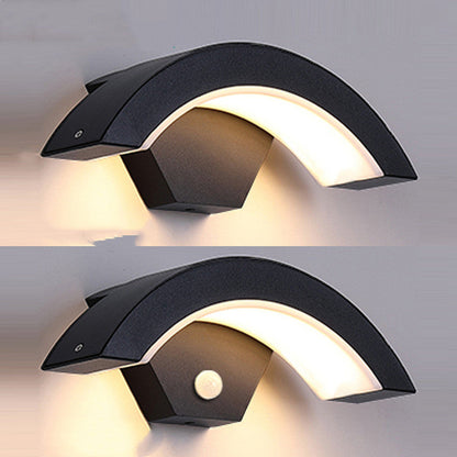 Led Wall Light Curved Moon Induction Wall Light    Home Decor Supply | Online Retail | ShoreShopper.com