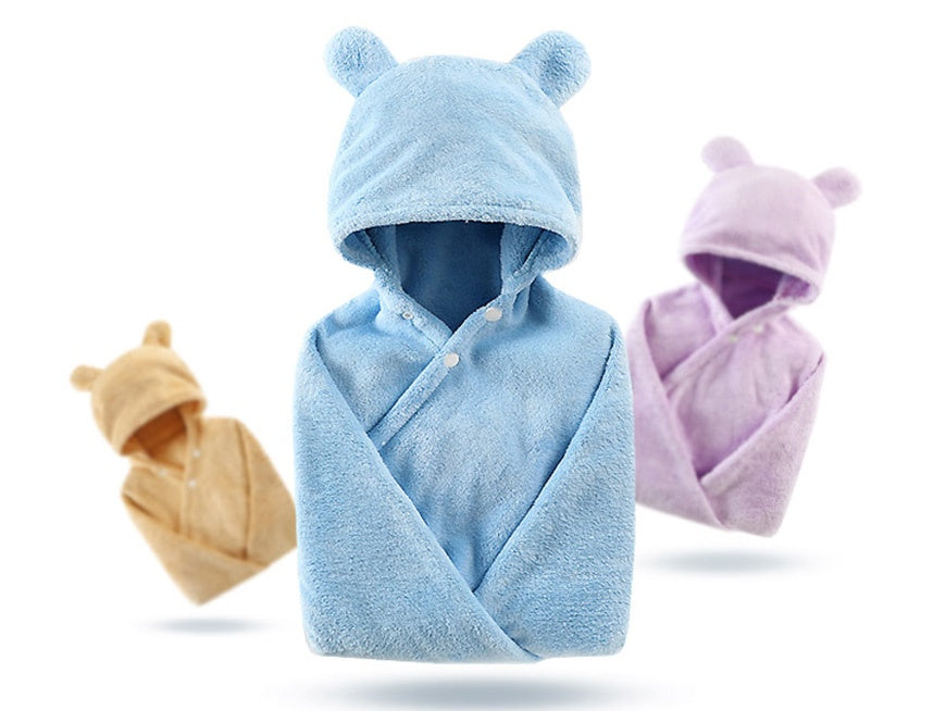 Cotton baby care hooded bath towel    Home Decor Supply | Online Retail | ShoreShopper.com