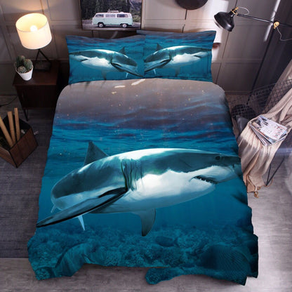 Cross Border Foreign Trade Bedding Three Piece Quilt Cover Ocean 3D Quilt Cover Sea Turtle Pillow Cover Amazon Express Wish    Home Decor Supply | Online Retail | ShoreShopper.com