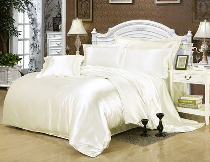 White Black Bedding Sets King Double Size PLA Cool Fiber Summer Used Single Bed Sheet Luxury Bedding Kit Duvet Cover Set    Home Decor Supply | Online Retail | ShoreShopper.com