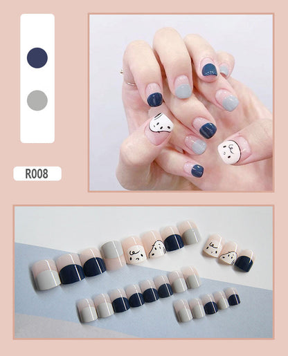 24 Pieces Of Wearable Nail Patches, Wearable Nail Pieces, Frosted Nail Art    Home Decor Supply | Online Retail | ShoreShopper.com