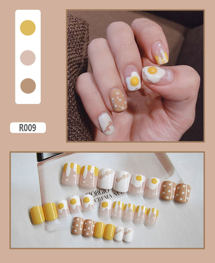 24 Pieces Of Wearable Nail Patches, Wearable Nail Pieces, Frosted Nail Art    Home Decor Supply | Online Retail | ShoreShopper.com