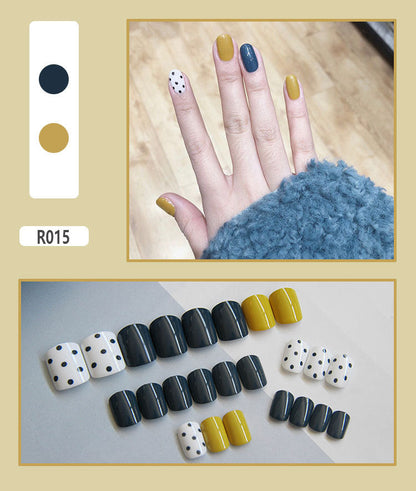 24 Pieces Of Wearable Nail Patches, Wearable Nail Pieces, Frosted Nail Art    Home Decor Supply | Online Retail | ShoreShopper.com