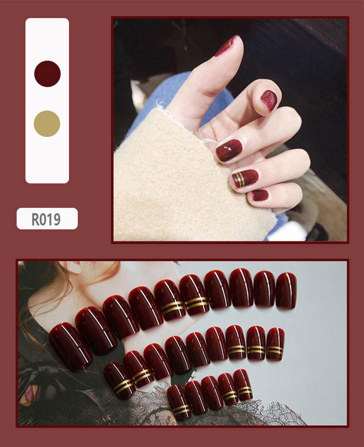 24 Pieces Of Wearable Nail Patches, Wearable Nail Pieces, Frosted Nail Art    Home Decor Supply | Online Retail | ShoreShopper.com