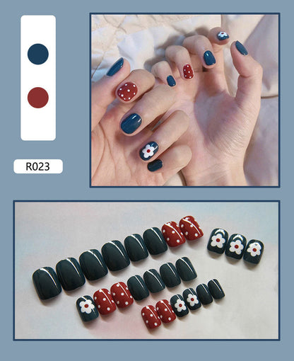 24 Pieces Of Wearable Nail Patches, Wearable Nail Pieces, Frosted Nail Art    Home Decor Supply | Online Retail | ShoreShopper.com