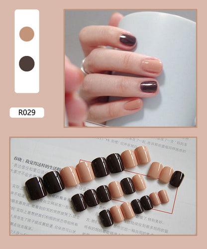 24 Pieces Of Wearable Nail Patches, Wearable Nail Pieces, Frosted Nail Art    Home Decor Supply | Online Retail | ShoreShopper.com