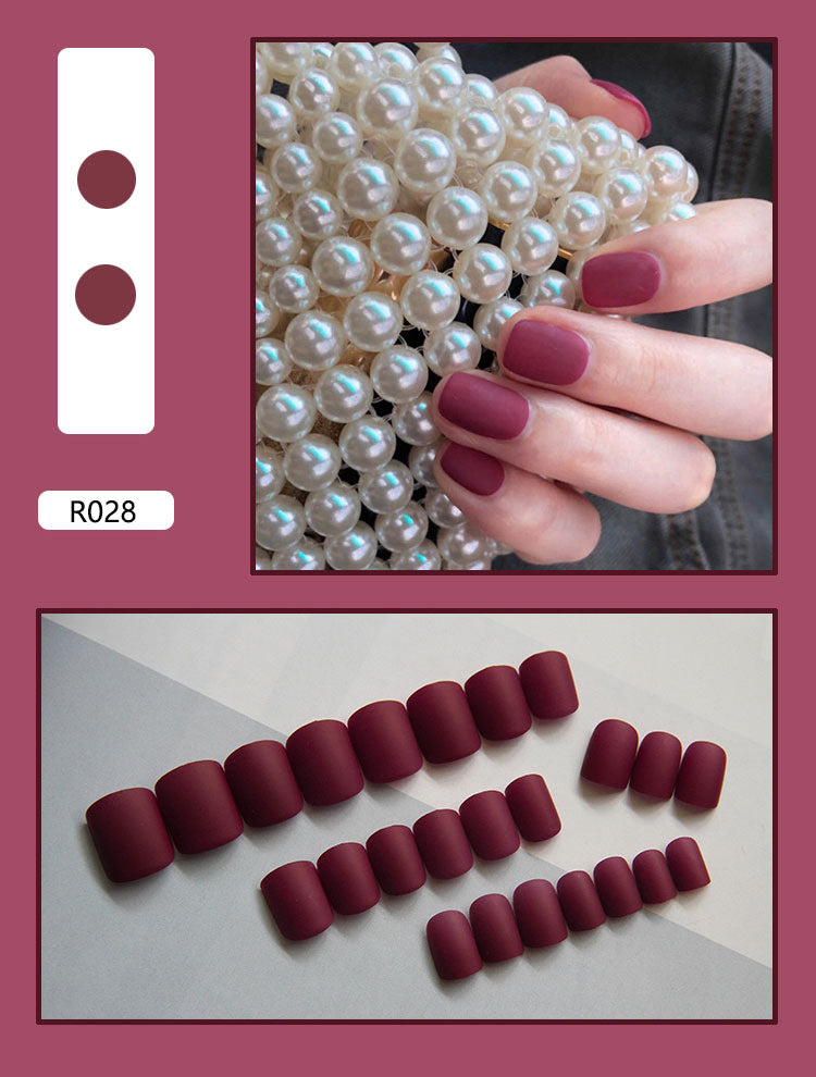 24 Pieces Of Wearable Nail Patches, Wearable Nail Pieces, Frosted Nail Art    Home Decor Supply | Online Retail | ShoreShopper.com