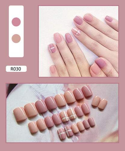 24 Pieces Of Wearable Nail Patches, Wearable Nail Pieces, Frosted Nail Art    Home Decor Supply | Online Retail | ShoreShopper.com