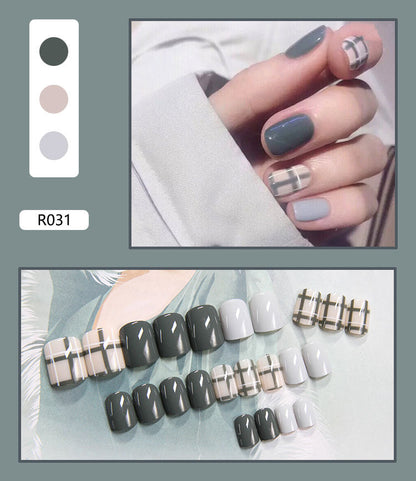 24 Pieces Of Wearable Nail Patches, Wearable Nail Pieces, Frosted Nail Art    Home Decor Supply | Online Retail | ShoreShopper.com