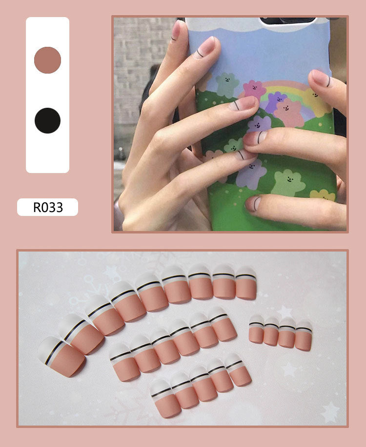 24 Pieces Of Wearable Nail Patches, Wearable Nail Pieces, Frosted Nail Art    Home Decor Supply | Online Retail | ShoreShopper.com