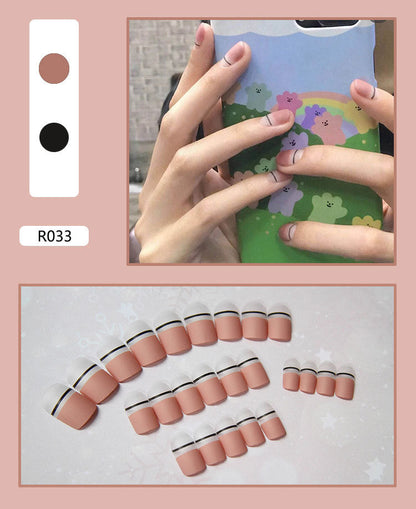 24 Pieces Of Wearable Nail Patches, Wearable Nail Pieces, Frosted Nail Art    Home Decor Supply | Online Retail | ShoreShopper.com