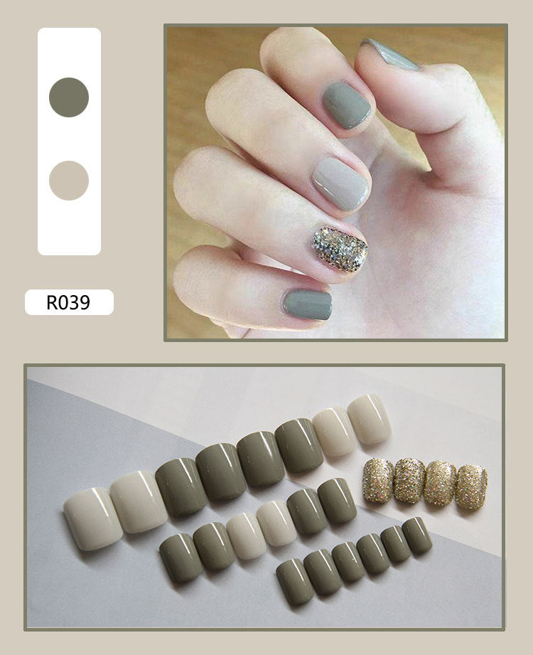 24 Pieces Of Wearable Nail Patches, Wearable Nail Pieces, Frosted Nail Art    Home Decor Supply | Online Retail | ShoreShopper.com