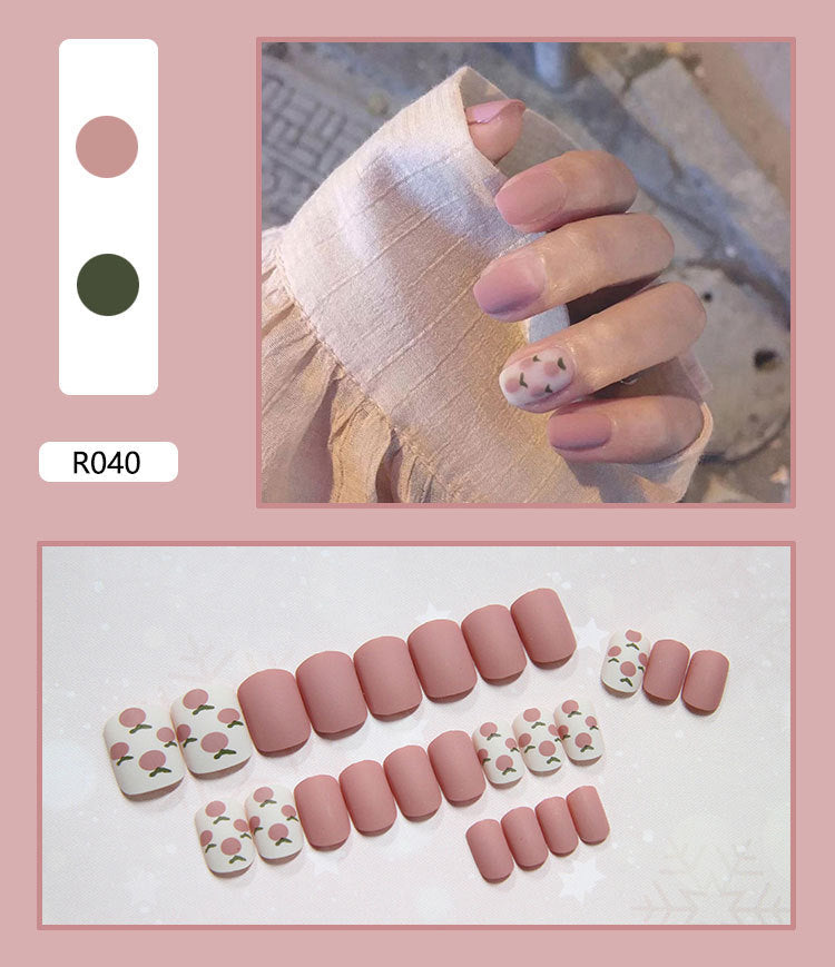24 Pieces Of Wearable Nail Patches, Wearable Nail Pieces, Frosted Nail Art    Home Decor Supply | Online Retail | ShoreShopper.com