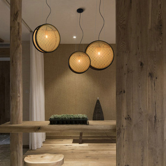 Creative Rattan Retro Lamps For Restaurant Chandelier    Home Decor Supply | Online Retail | ShoreShopper.com