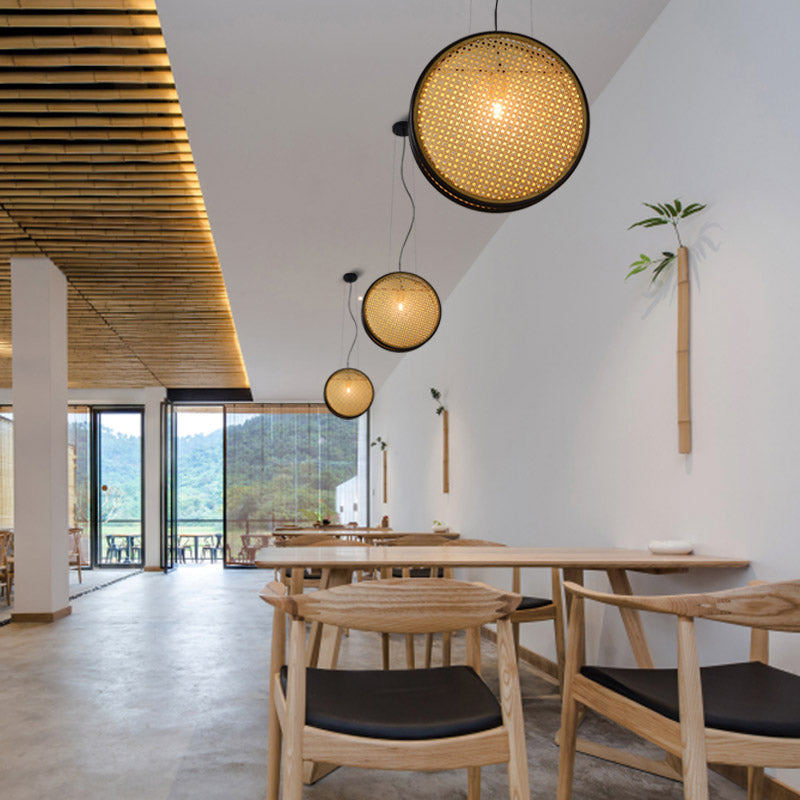 Creative Rattan Retro Lamps For Restaurant Chandelier    Home Decor Supply | Online Retail | ShoreShopper.com