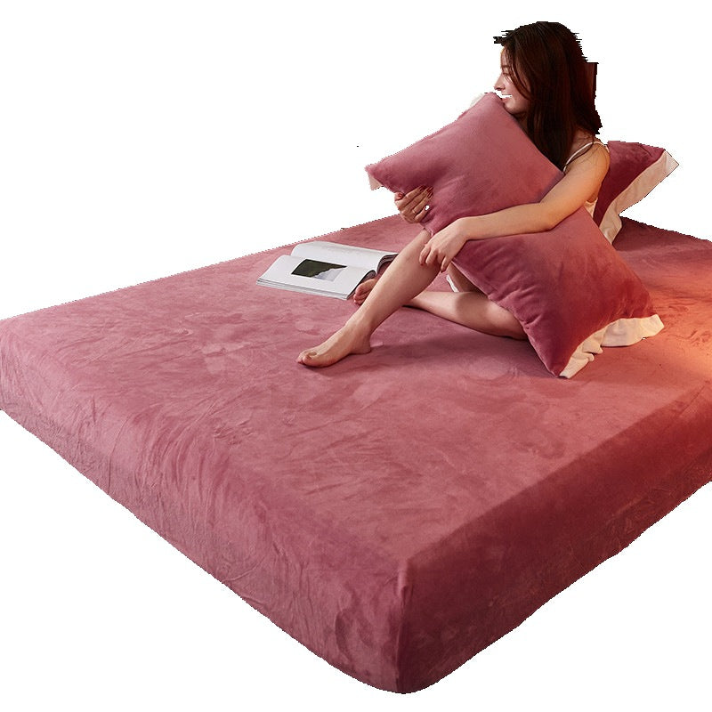 Crystal Velvet Velvet Bed Sheet Three-Piece Soft And Skin-Friendly    Home Decor Supply | Online Retail | ShoreShopper.com
