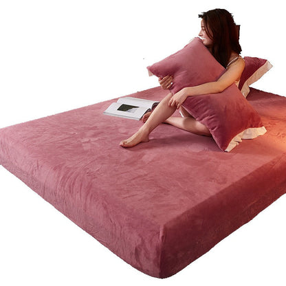 Crystal Velvet Velvet Bed Sheet Three-Piece Soft And Skin-Friendly    Home Decor Supply | Online Retail | ShoreShopper.com