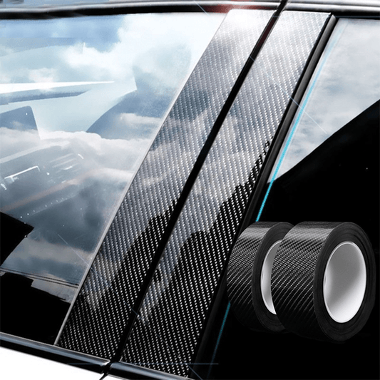 Carbon Fiber Vinyl Self Adhesive Film,  Wrap Film,  Door Sill Protector Bumper Protector Carbon Fiber Film Gloss Black Vinyl Automotive Wrap Film Self-Adhesive Anti-Collision Film Fits for Most  DIY Decals    Home Decor Supply | Online Retail | ShoreShopper.com