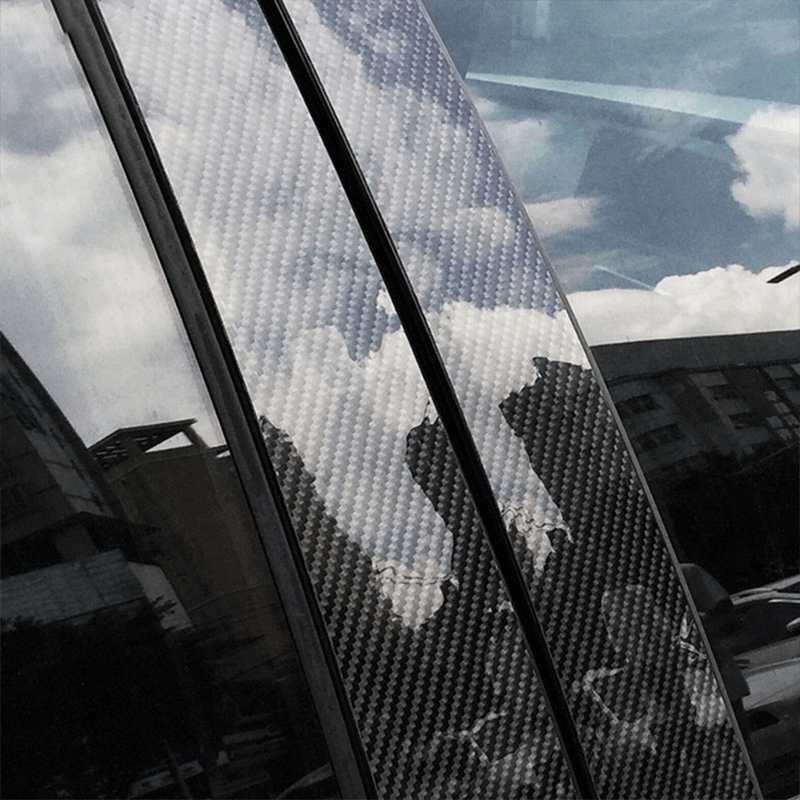Carbon Fiber Vinyl Self Adhesive Film,  Wrap Film,  Door Sill Protector Bumper Protector Carbon Fiber Film Gloss Black Vinyl Automotive Wrap Film Self-Adhesive Anti-Collision Film Fits for Most  DIY Decals    Home Decor Supply | Online Retail | ShoreShopper.com