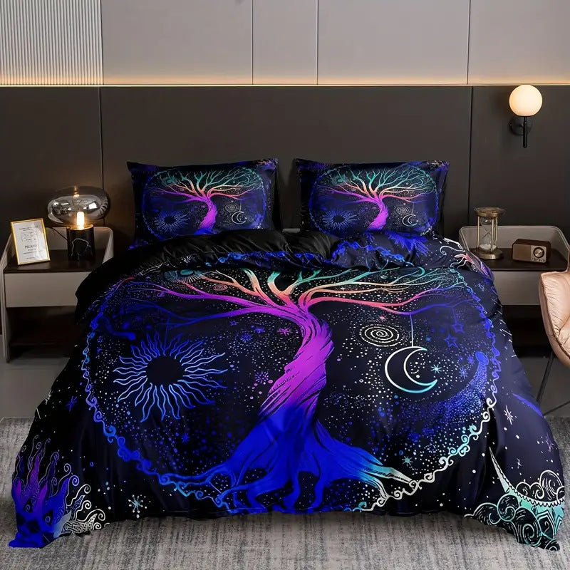 Tree Of Life Sun And Moon 3D Digital-Print Bedding    Home Decor Supply | Online Retail | ShoreShopper.com
