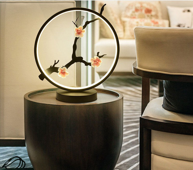 Chinese style ceramic table lamp LED table lamp    Home Decor Supply | Online Retail | ShoreShopper.com