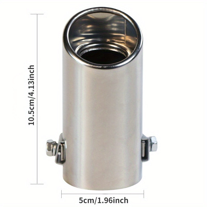 Exhaust Pipe Tip Car Auto Muffler Steel Stainless Trim Tail Tube Auto Replacement Parts Exhaust Systems Mufflers Vehicle    Home Decor Supply | Online Retail | ShoreShopper.com