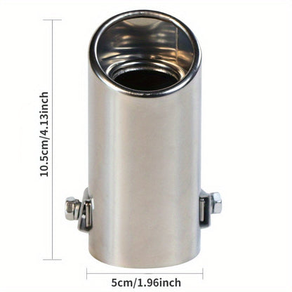 Exhaust Pipe Tip Car Auto Muffler Steel Stainless Trim Tail Tube Auto Replacement Parts Exhaust Systems Mufflers Vehicle    Home Decor Supply | Online Retail | ShoreShopper.com