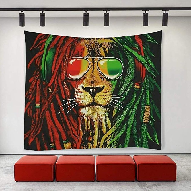 Lion tapestry art wall hippie art lion king tapestry    Home Decor Supply | Online Retail | ShoreShopper.com