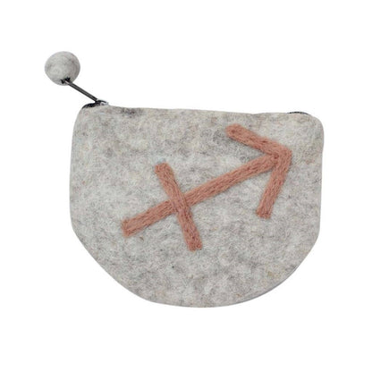 Felt Sagittarius Zodiac Coin Purse - Global Groove    Home Decor Supply | Online Retail | ShoreShopper.com