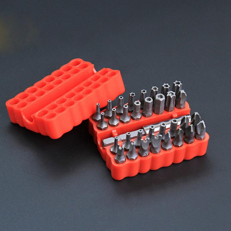 33Pcs With Magnetic Extension Bit Holder Torx Hex Star Spanner woodworking Tools Screwdriver Tamper Proof Security Bits Set    Home Decor Supply | Online Retail | ShoreShopper.com