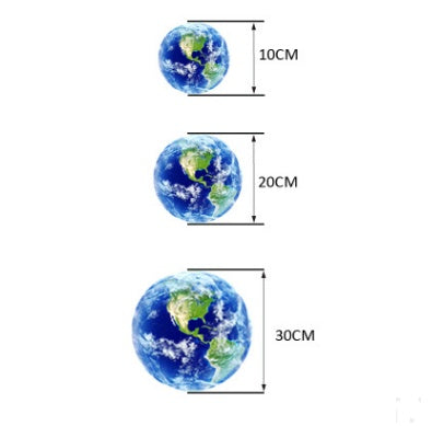 Glow In The Dark 3D Earth Wall Sticker FREE GLOBAL SHIPPING    Home Decor Supply | Online Retail | ShoreShopper.com