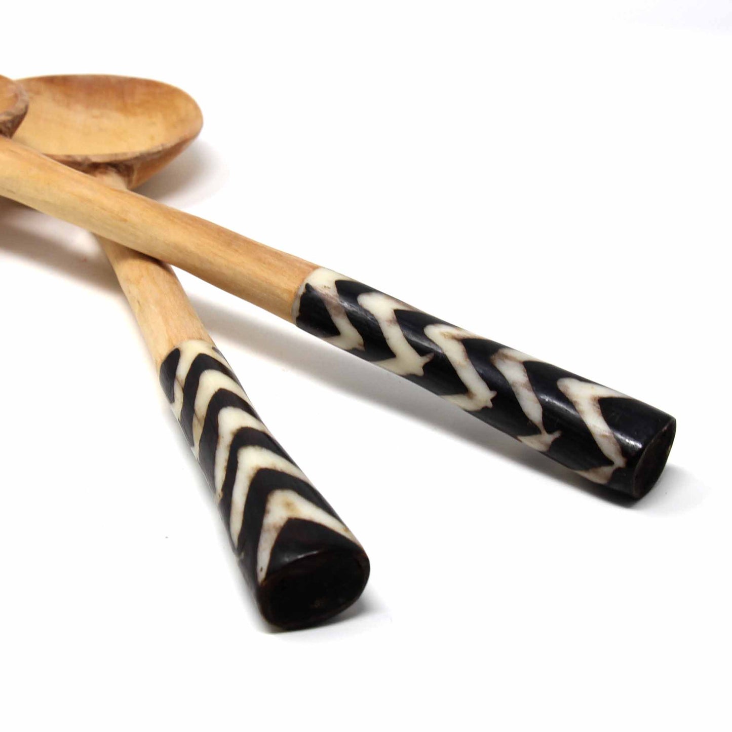Olive Serving Set with Bone Handles 10 inch    Home Decor Supply | Online Retail | ShoreShopper.com
