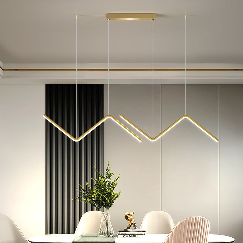 LED Chandelier Minimalist Design for Living Room Bedroom Kitchen Creative Art Wall Suspension Light Fixtures    Home Decor Supply | Online Retail | ShoreShopper.com
