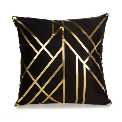 Sofa cushion cover bronzing waist pillowcase    Home Decor Supply | Online Retail | ShoreShopper.com