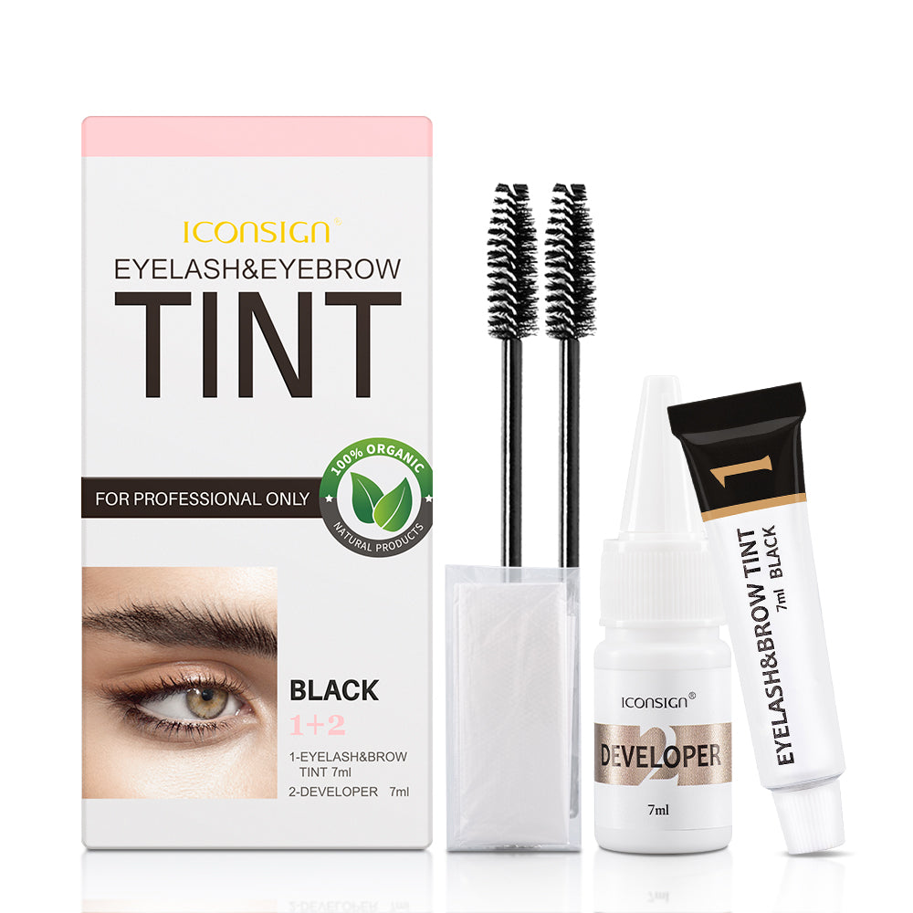 ICONSIGN Eyelash Eyebrow Dye Tint Kit Brow Mascara Tinting Dye - ShoreCo.Shop
