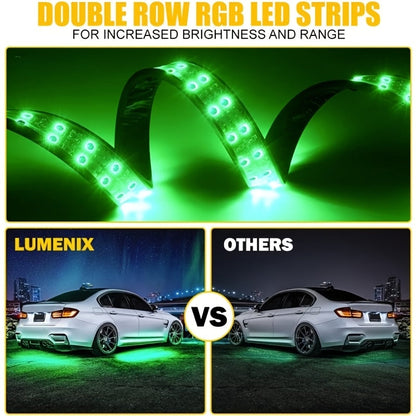 Car Lighting Kit, RGB Floor Lighting with Music Synchronization, Remote And App Control, Multiple Color Combinations, Remote Compatibility    Home Decor Supply | Online Retail | ShoreShopper.com