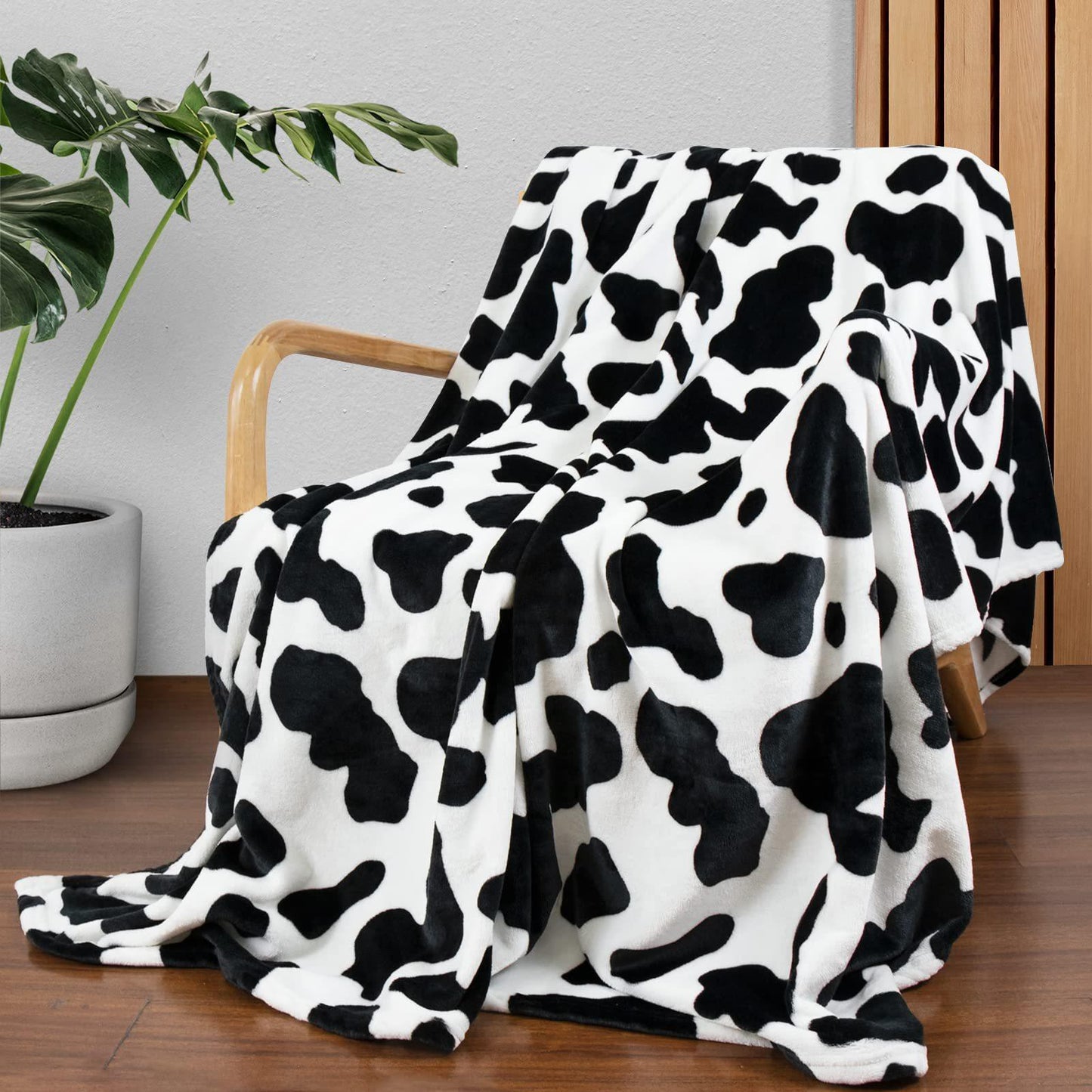 Cow Print Blanket Flannel Blanket    Home Decor Supply | Online Retail | ShoreShopper.com
