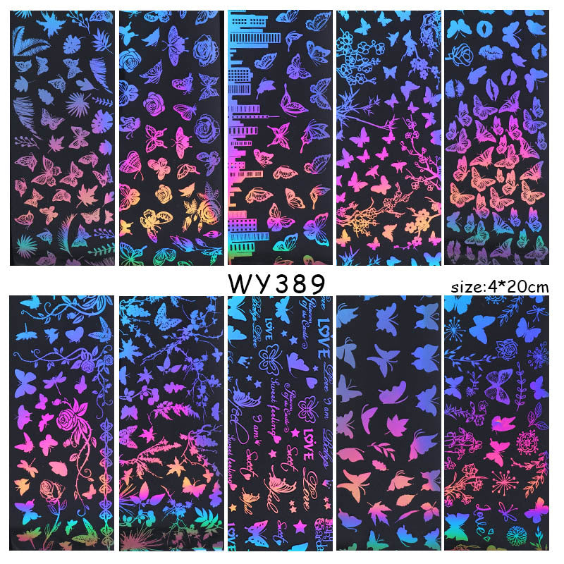 Leopard Snake Floral  Nail Art Sticker    Home Decor Supply | Online Retail | ShoreShopper.com