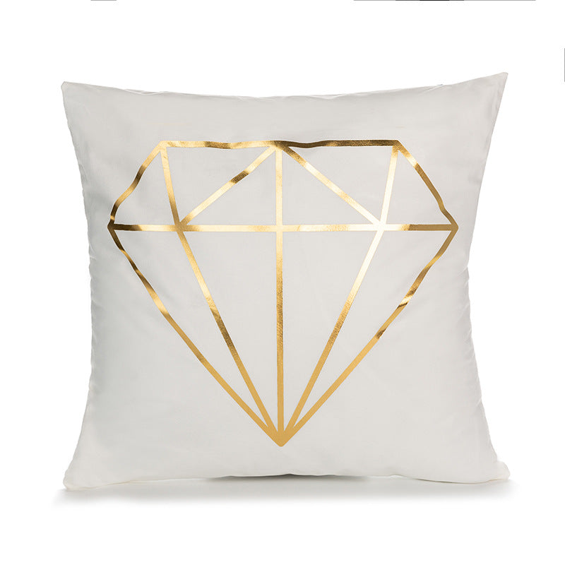 Sofa cushion cover bronzing waist pillowcase    Home Decor Supply | Online Retail | ShoreShopper.com