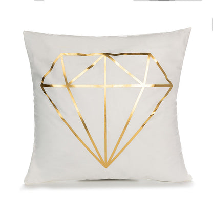 Sofa cushion cover bronzing waist pillowcase    Home Decor Supply | Online Retail | ShoreShopper.com